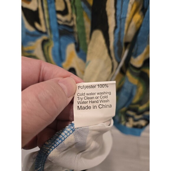 Rossi Roma Vintage Y2K Pleated Tunic Top Shirt Womens XL Lined Artsy Lagenlook - Picture 7 of 8